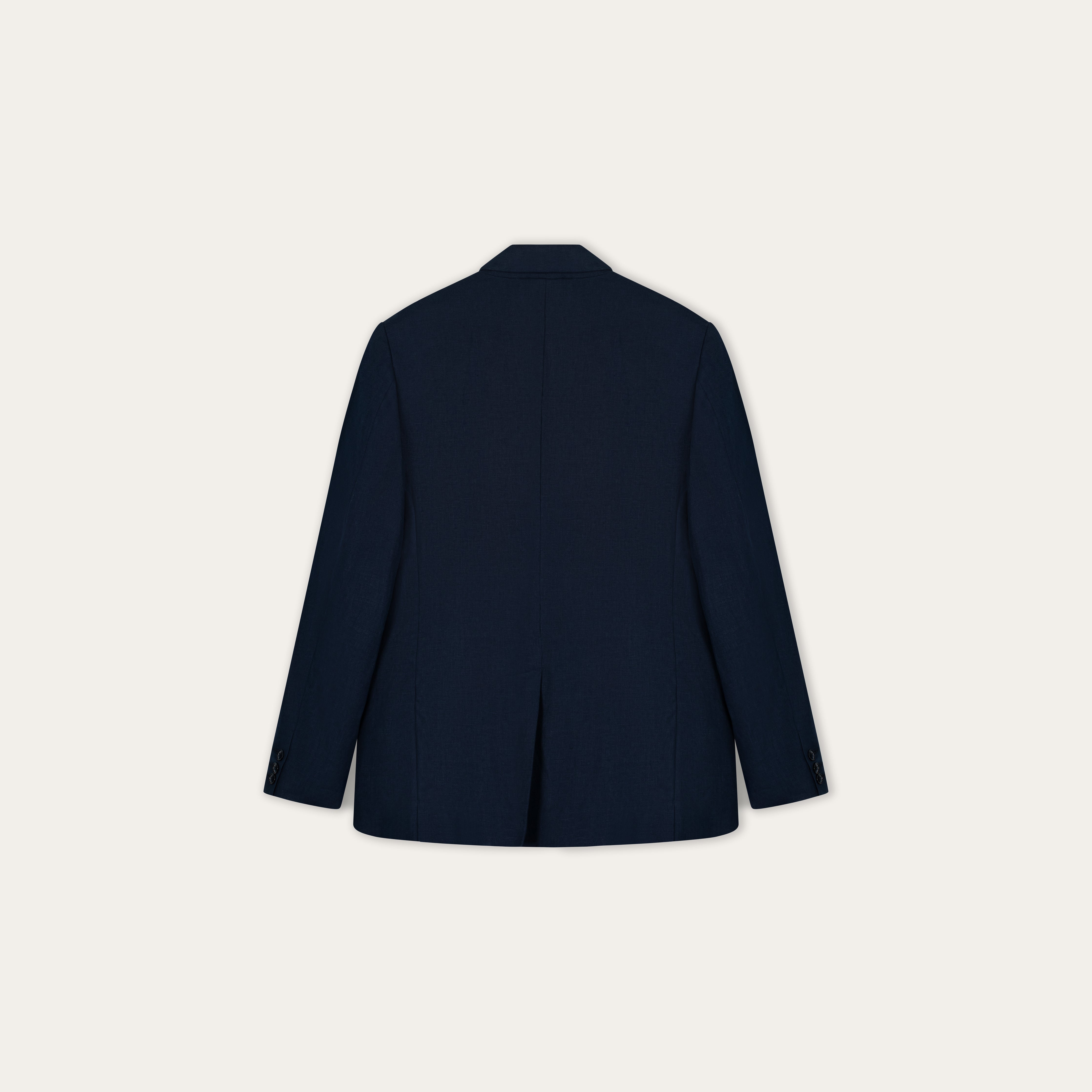 Linen Navy Blue Jacket